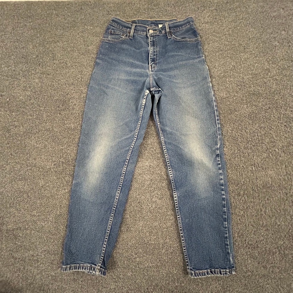Levi's Jeans Womens Size 10 Blue 550 Relaxed Fit Tapered Leg High Rise Denim